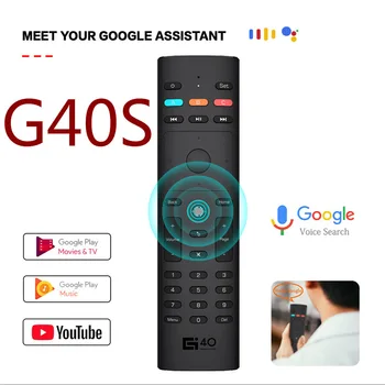 2020 G40 Căutare de Voce Aer Mouse-ul Infraroșu de Învățare Gyro Inteligent de Control de la Distanță de control de la Distanță de poarta pentru Android TV Box PC-ul
