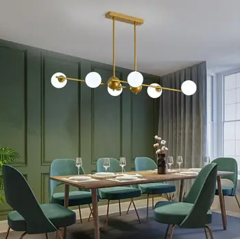 Noul restaurant Lumini Pandantiv stil Nordic lampă de agățat moderne, creative, bar, masă de sufragerie magic bean interioară corp de iluminat