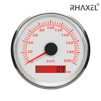 RHAXEL GPS Speedo Ecartament de un Metru 0-120 km/h 0-160 km/h 0-200 km/h 0-300 km/h 0-200 km / h pentru Auto Camioane Barca 9-32V 85mm