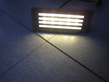 5pcs 3W LED-uri Decorative Scara de Perete de Lumină Colț LED încastrat gazon Lumina footlight rezistent la apa Subterană lampa AC110V 220V DC12V