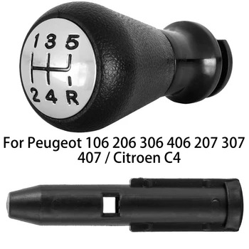 Pentru Peugeot 106 206 306 406 207 307 407 / Citroen C4 Automată Cu 5 Trepte De Viteză Auto Gear Shift Knob Maneca Manual Adaptor Maneta Accesorii