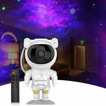 Astronaut Galaxy Proiector Lumina de Noapte 360° Reglabil cu Control de la Distanță, cele mai Bune Cadouri pentru Copii de Crăciun