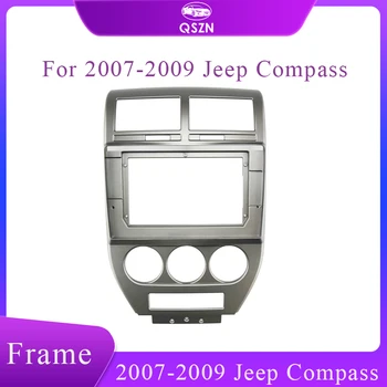2 Din 10.1 Inch Radio Auto Plastic Măștii Panoului de Cadru pentru JEEP Compass, Patriot 2007-2009 Instalare GPS Mp5 Dash Kit de Montare