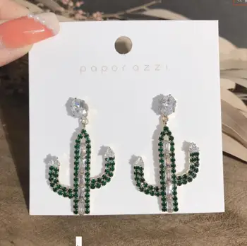 margele cactus cercei Turcoaz Cercei pentru Femei Simple, Mini Piercing Hoop Cercei Moda Bijuterii