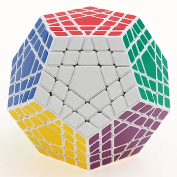 2017 Nou Shengshou SHS Gigaminx Puzzle Cub Profesional 5x5x5 PVC&Mat Autocolante Cubo Viteza Puzzle Jucării Clasice Gratuit Nava