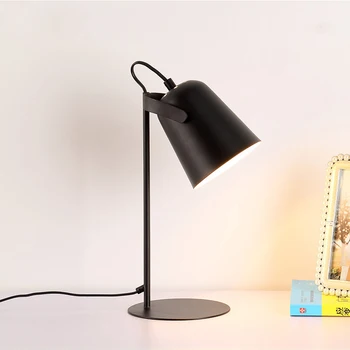 Modernă cu Led-uri lampa de Birou pentru studiu biroul de lectură dormitor noptieră E27 de Protecție a Ochilor lectură de iluminat Lampă de Masă