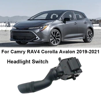1 BUC Mașină Neagră Faruri Comutator Auto Faruri Ceață Comutator Comutator de Lumină Pentru Toyota Camry RAV4, Corolla Avalon 2019-2021