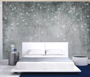Personalizate 3D tapet mural Nordic minimalist înstelat de mână-pictat vis frumos fundal TV pictura pe perete