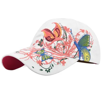 2021 Paiete brodate fluture șapcă de baseball Guochao de sport în aer liber de agrement umbrelă de soare capac