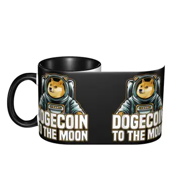 Dogecoin La Luna(1) premium Cani Cani de Imprimare Cani 
Dogecoin pentru Totdeauna Amuzant Noutate lapte cupe