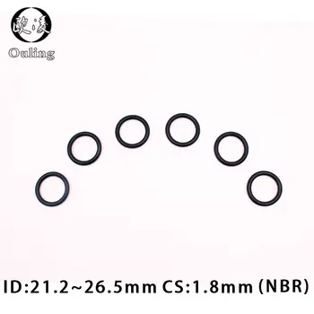 20BUC/lot Inel de Cauciuc NBR Etanșare O-Ring 1.8 mm Grosime ID21.2/22.4/23.6/25/25.8/26.5 mm Nitril Oana Inel de Etanșare Garnitura Inele mașină de Spălat