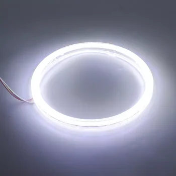 Masina COB Angel Eye cu LED Alb de Lumină Auto Motociclete Faruri 60/70/80/90/100/110/120mm Cerc Inel de Diafragma Lampa