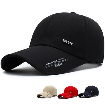 Noi 2021 Moda Primavara Șapcă de Baseball Călătorie în aer liber Pălării de Soare pentru Femei Barbati Design coreean Bumbac Imprimat Scrisoare Reglabil Pălărie
