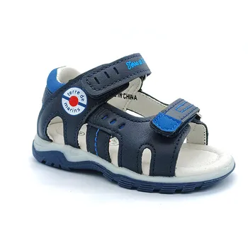 Noua Moda 1pair Vara Sandale din piele antiderapante înapoi greu pentru Copii Pantofi, pantofi de plaja,interior 13-16.3 cm, copilul Moale Pantofi